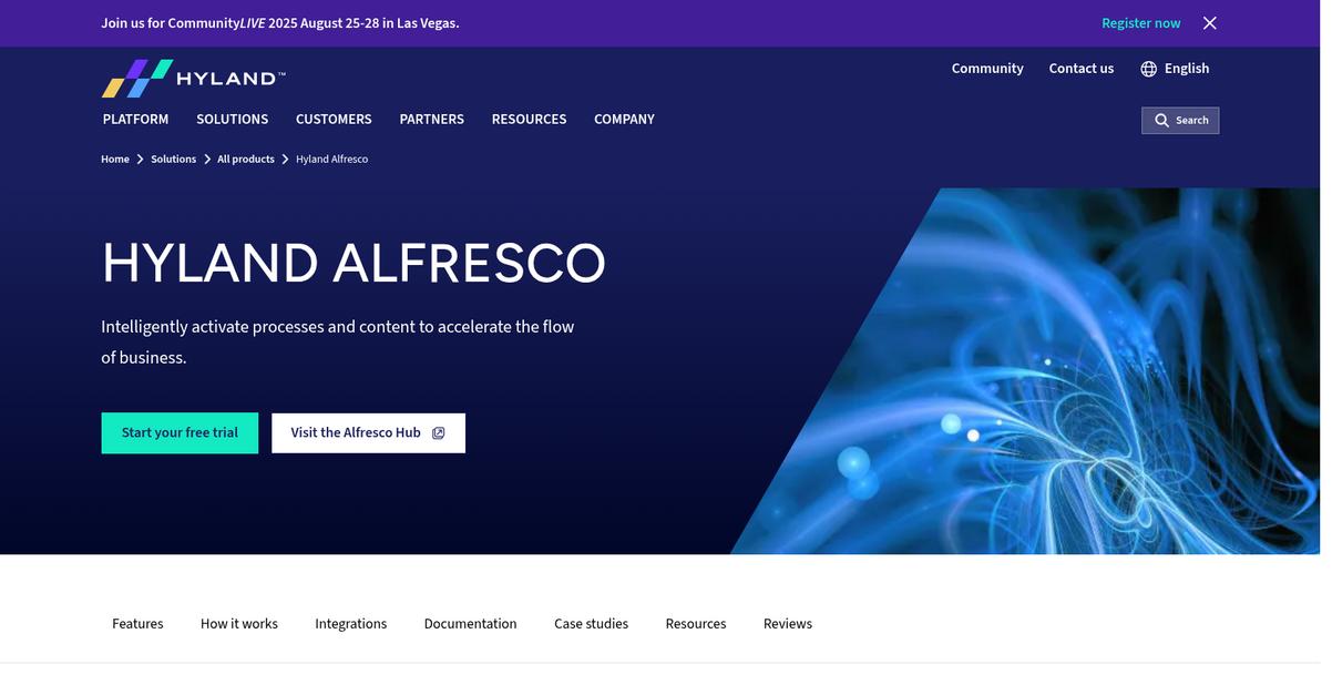 Alfresco Homepage