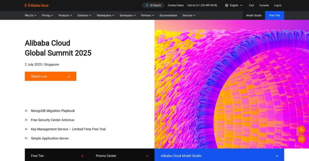 Alibaba Cloud Homepage