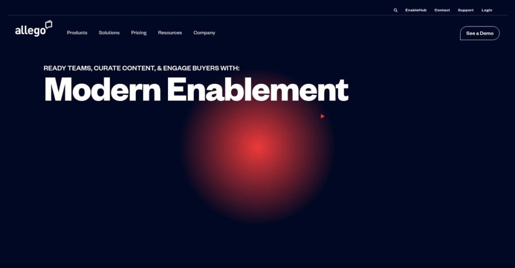 Allego Homepage