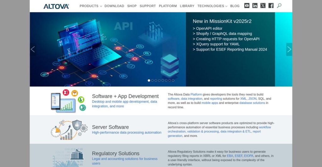 Altova Homepage