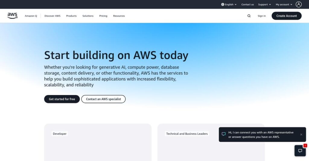 Amazon Web Services Homepage