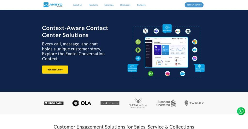 Ameyo Homepage