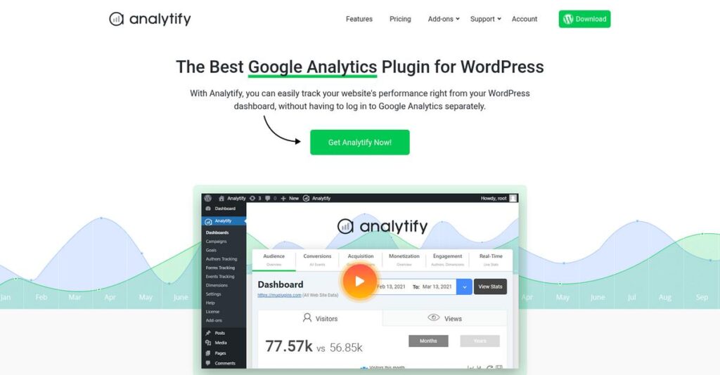 Analytify Homepage