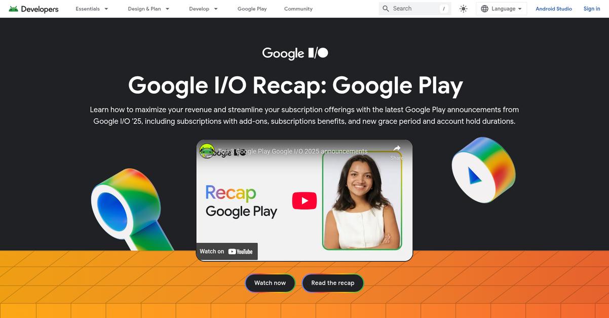 Android Developers Homepage