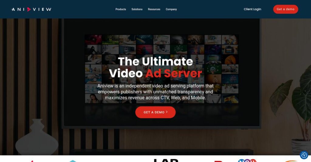 Aniview Homepage