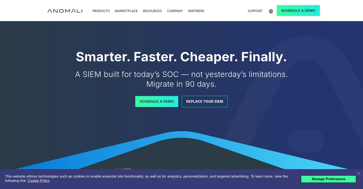 Anomali Homepage