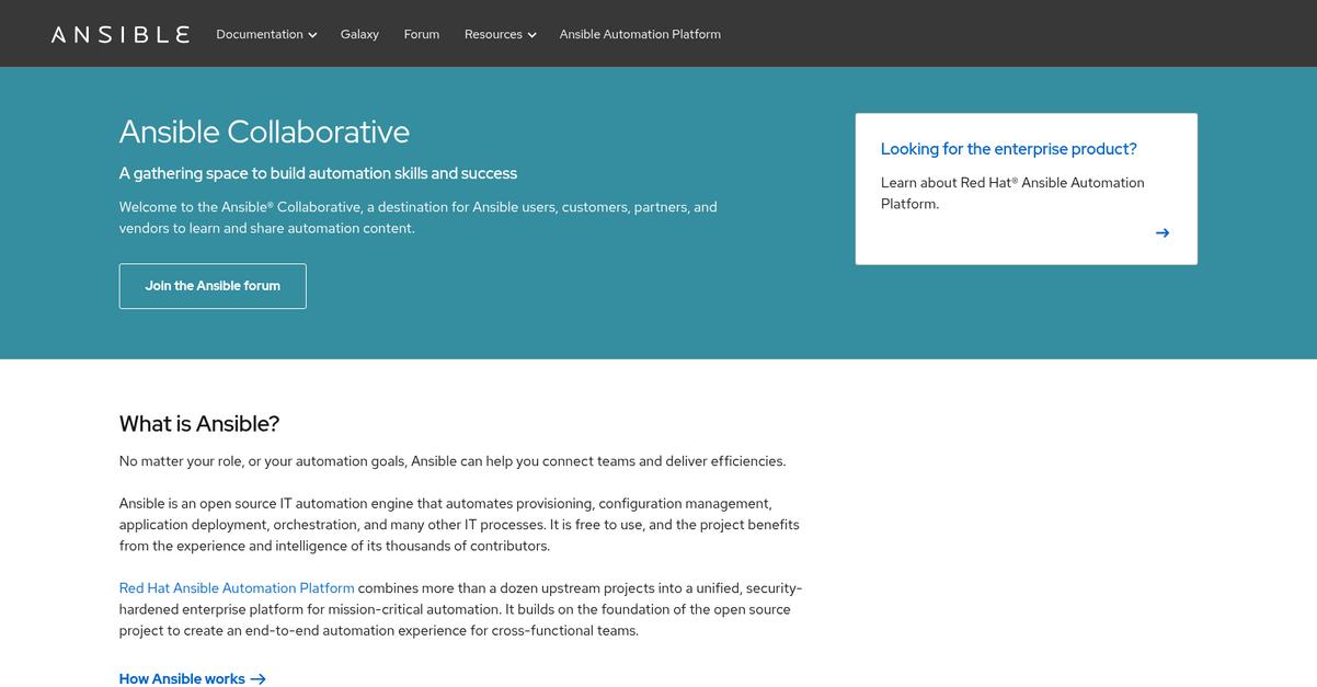 Ansible Homepage