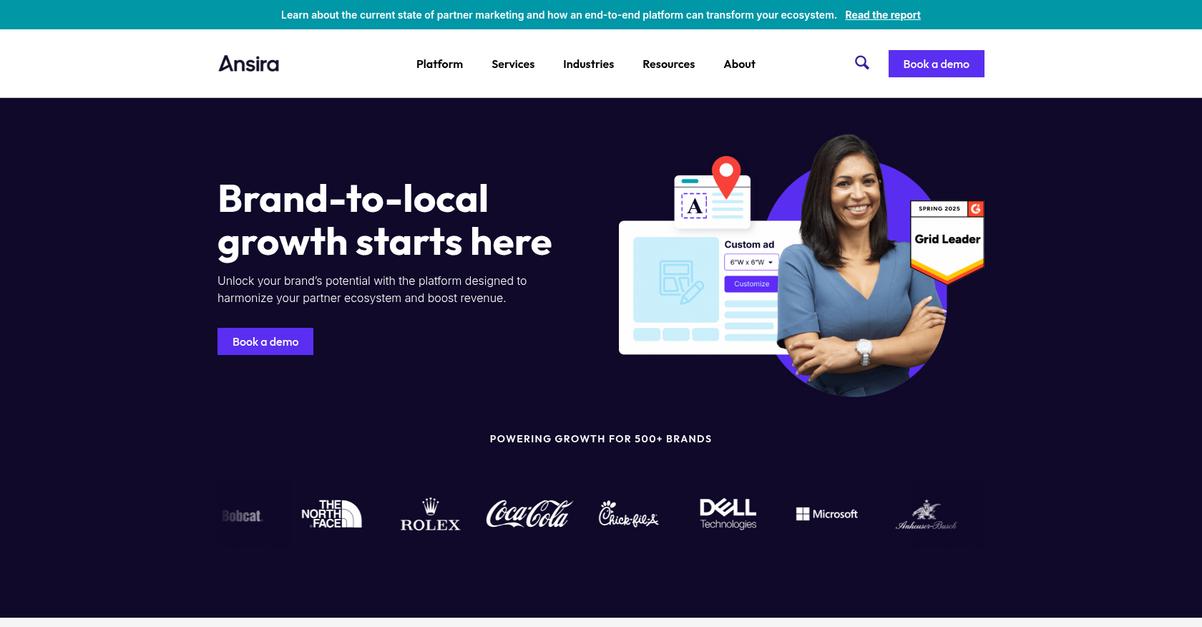Ansira Homepage