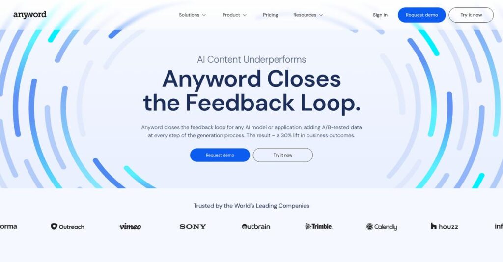 Anyword Homepage