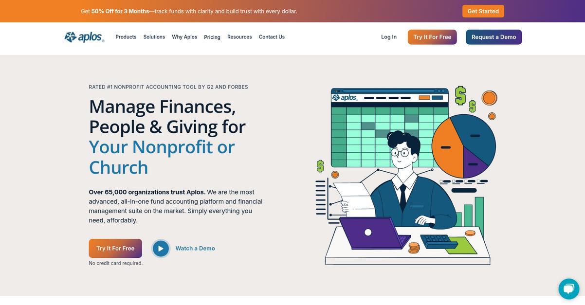Aplos Homepage