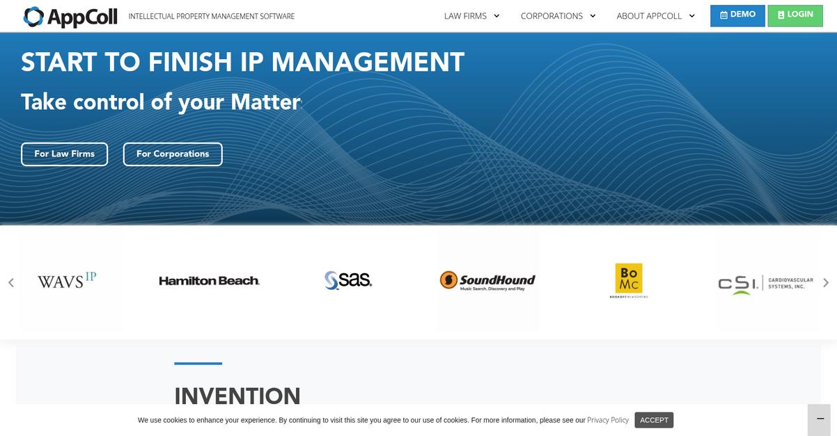 App Coll Homepage