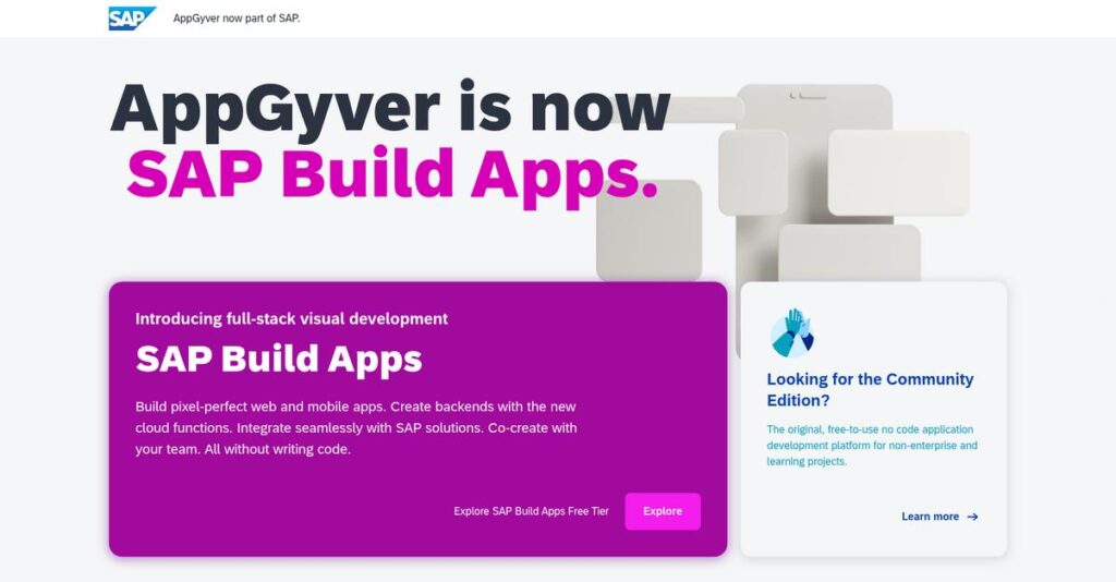 AppGyver Homepage