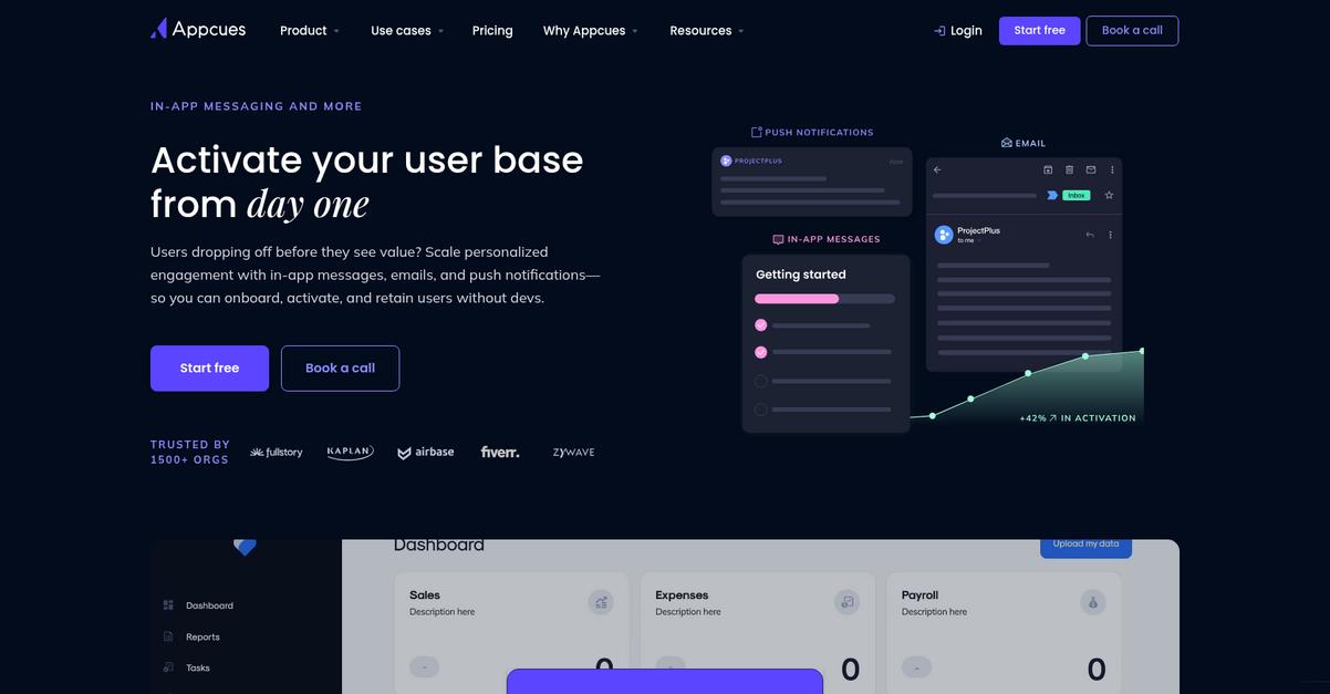 Appcues Homepage