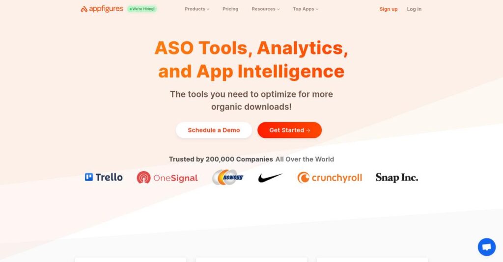 Appfigures Homepage