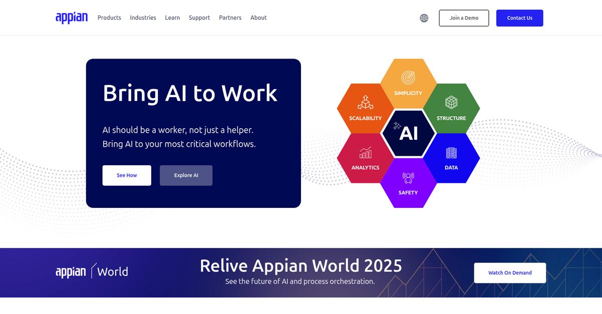 Appian Homepage