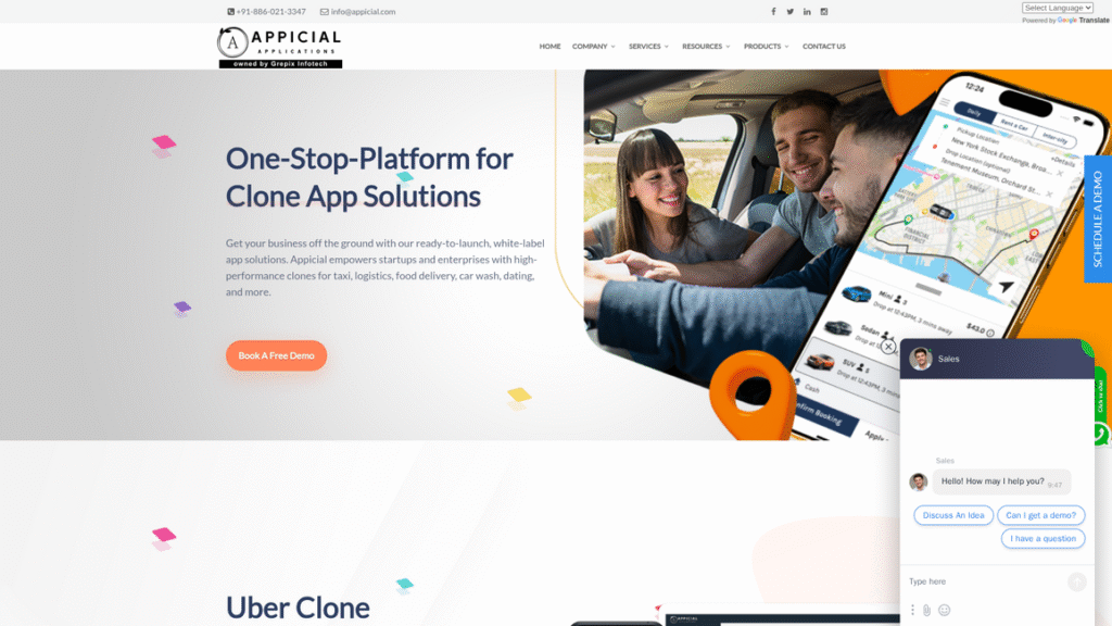 Appicial Homepage