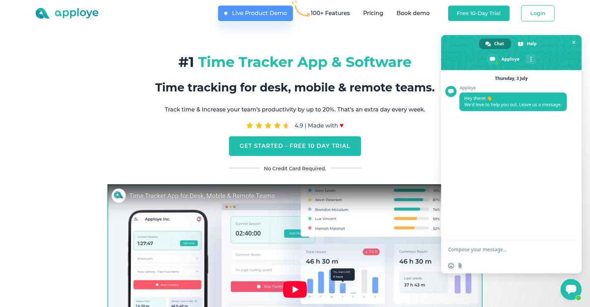Apploye Homepage
