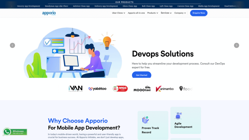 Apporio Infolabs Homepage