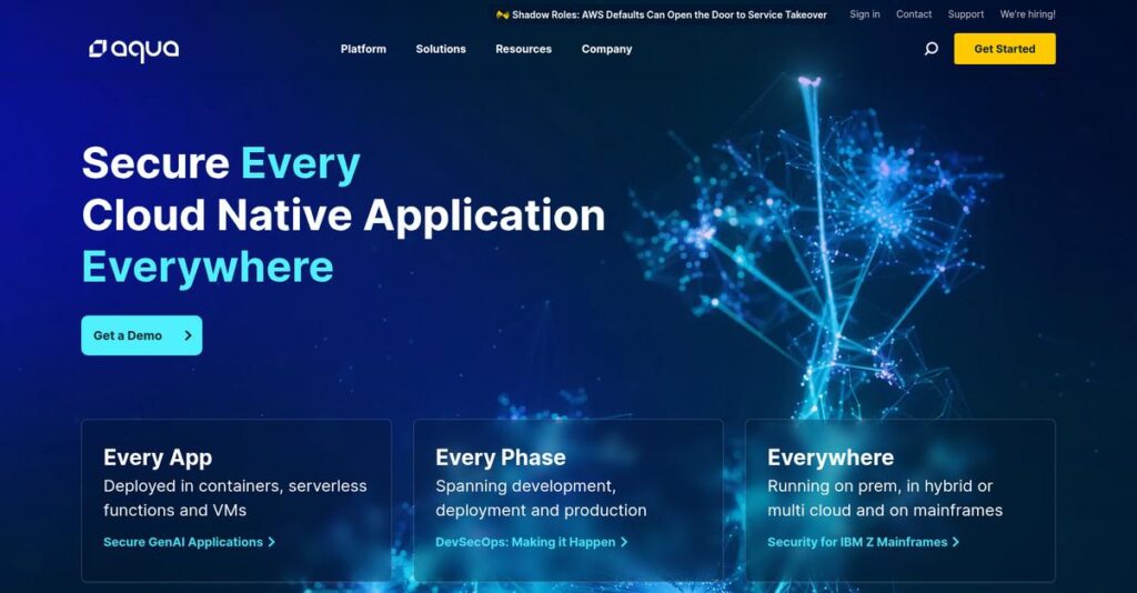 Aqua Security Homepage