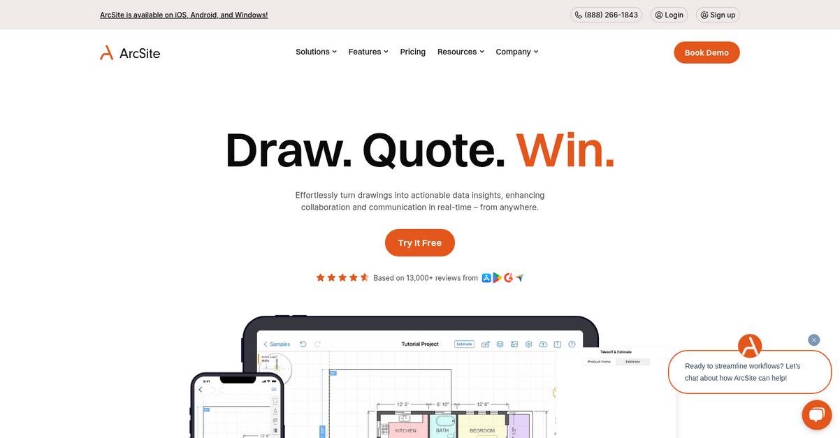 Arc Site Homepage