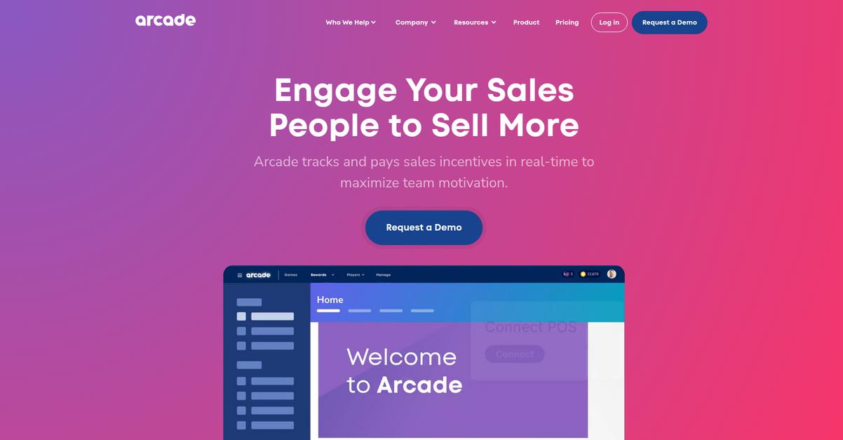 Arcade Homepage