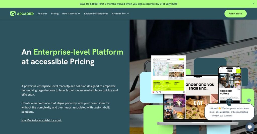 Arcadier Homepage