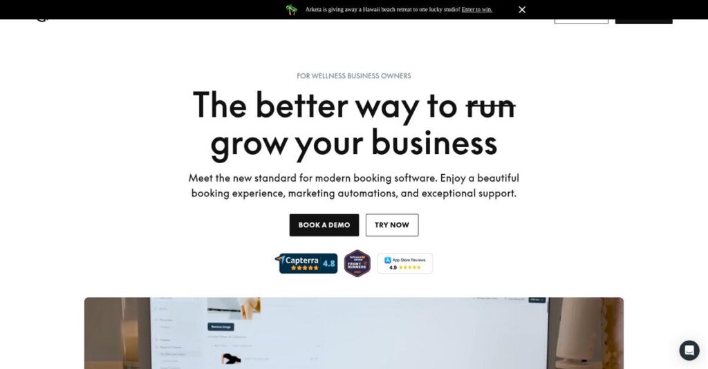 Arketa Homepage