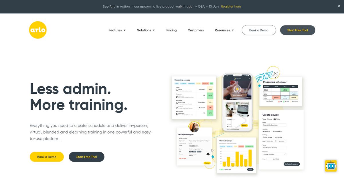Arlo Homepage