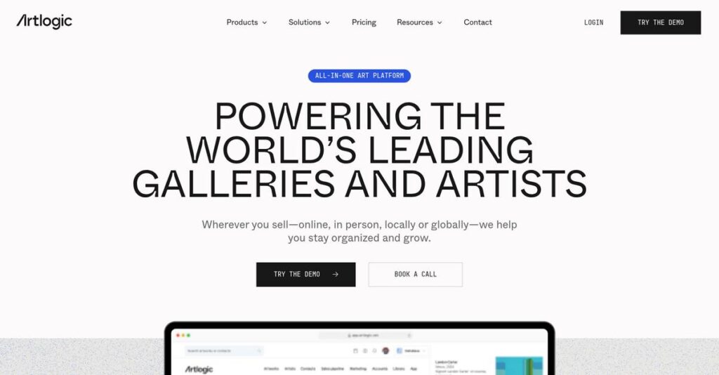 Artlogic Homepage