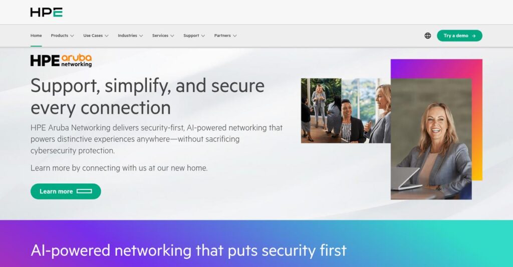 Aruba Networks Homepage