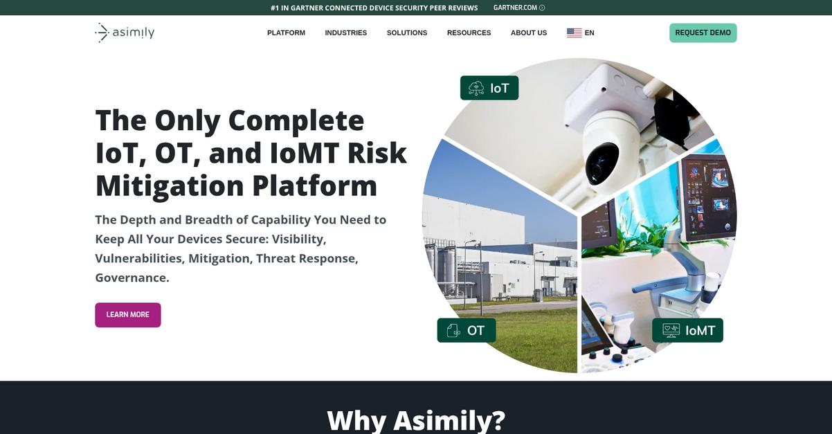 Asimily Homepage