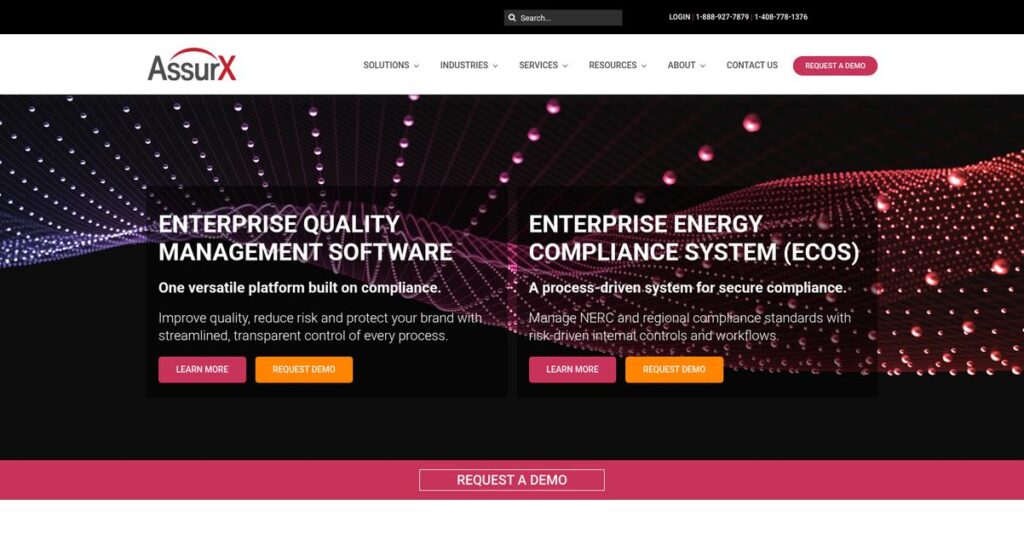 AssurX Homepage