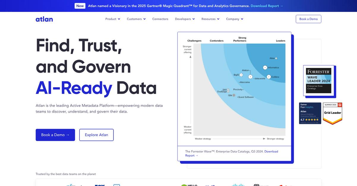 Atlan Homepage