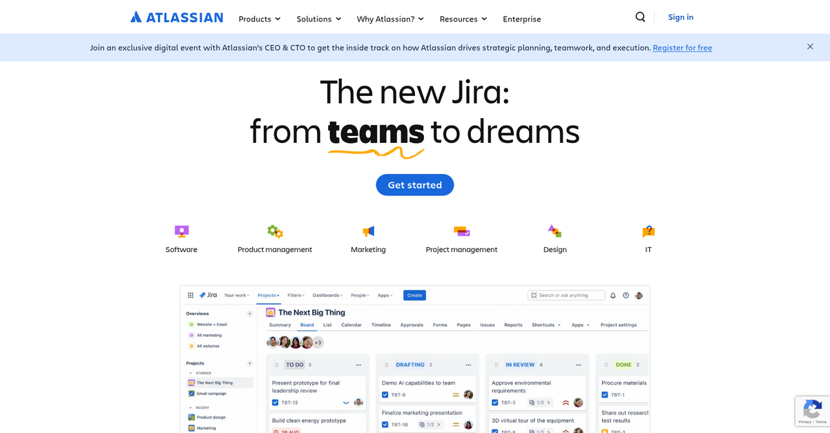 Atlassian Homepage