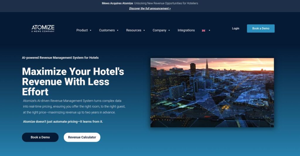Atomize Homepage