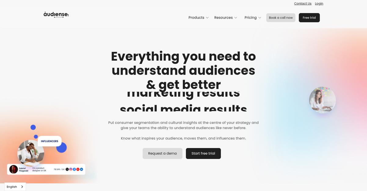 Audiense Homepage
