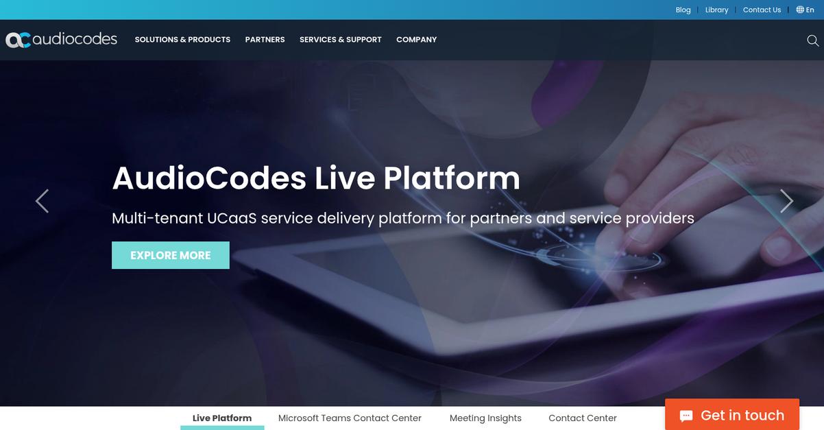 Audio Codes Homepage