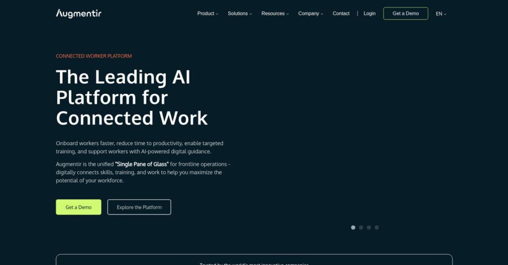 Augmentir Homepage