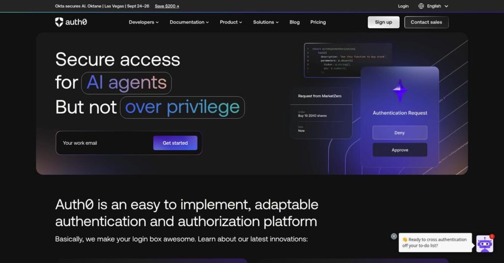 Auth0 Homepage