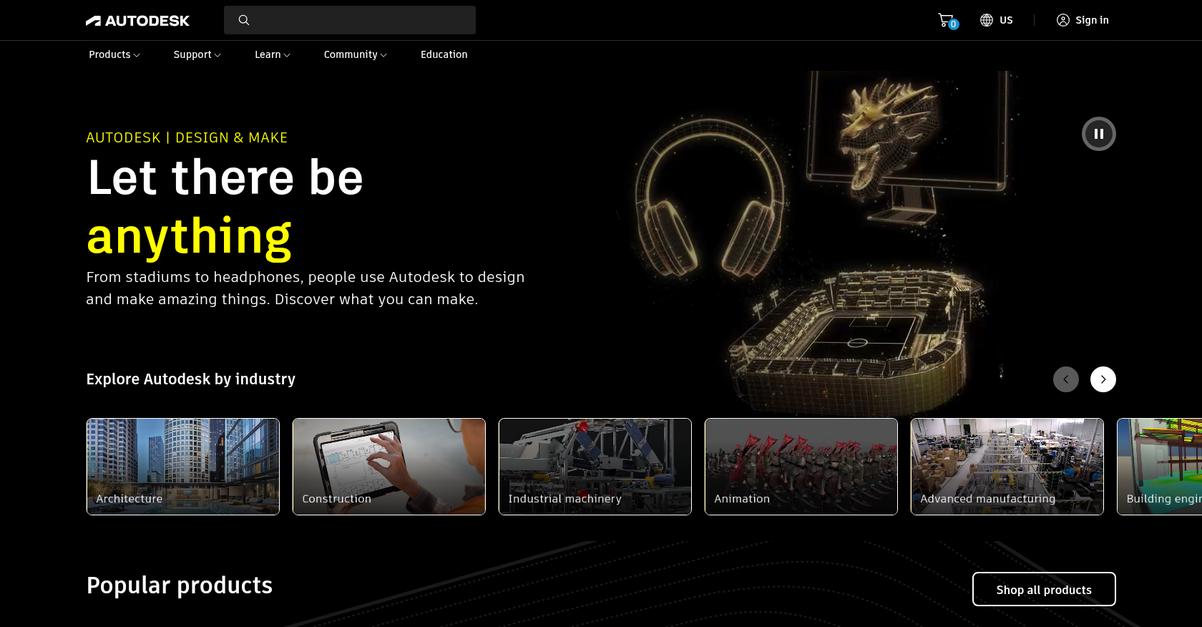 Autodesk Homepage