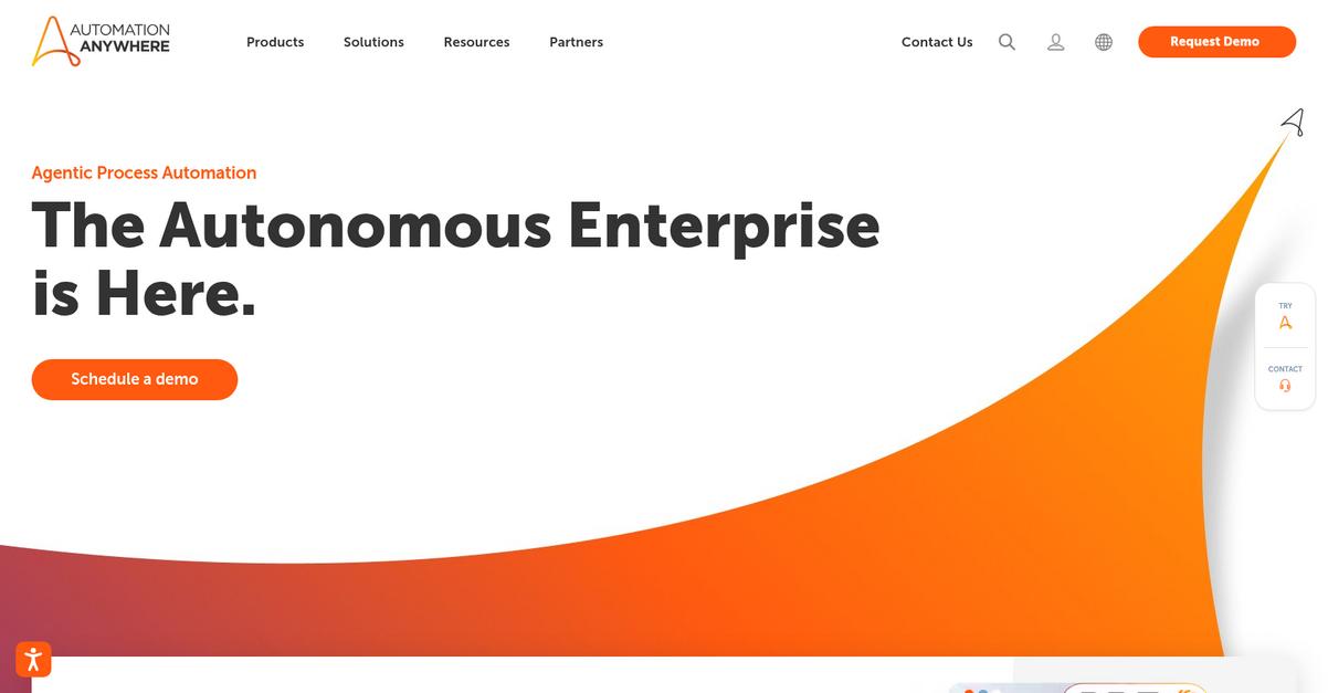 Automation Anywhere Homepage