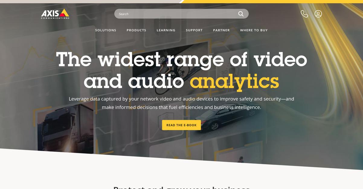 Axis Communications Homepage