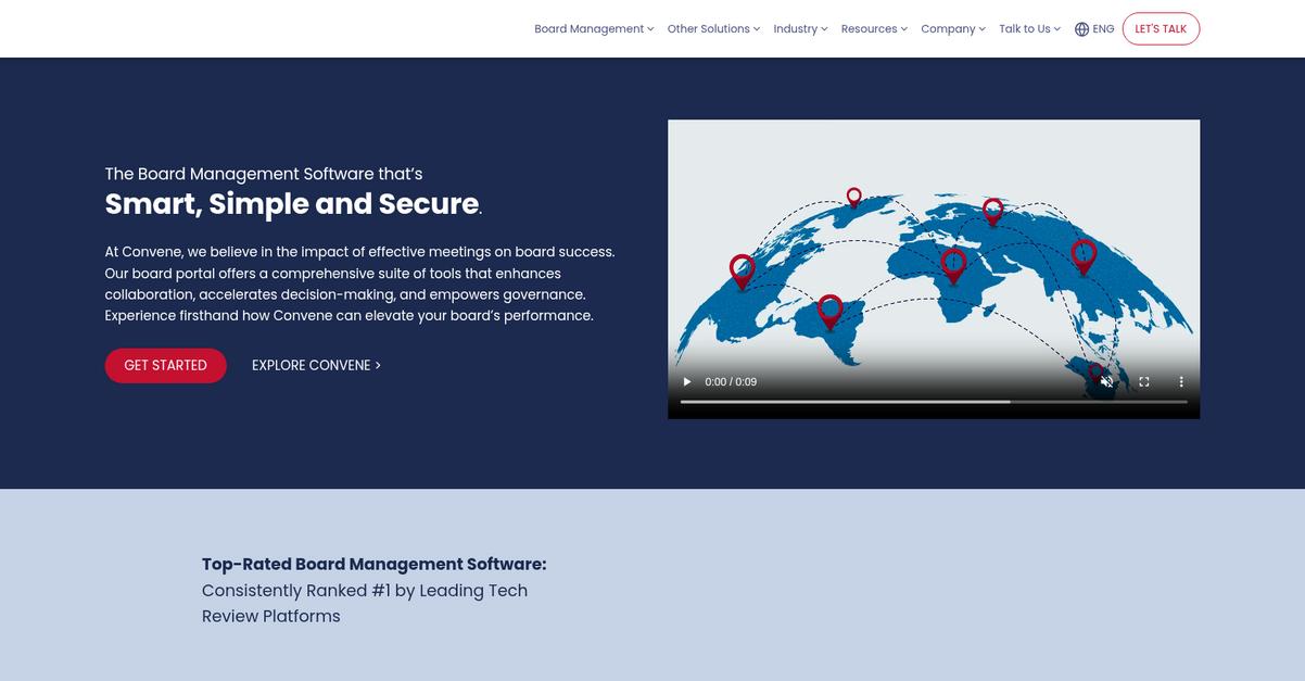 Azeus Convene Homepage