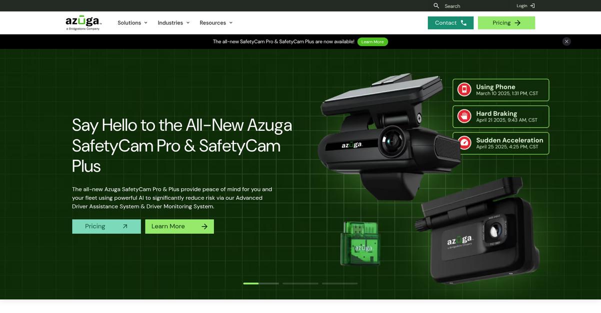 Azuga Homepage