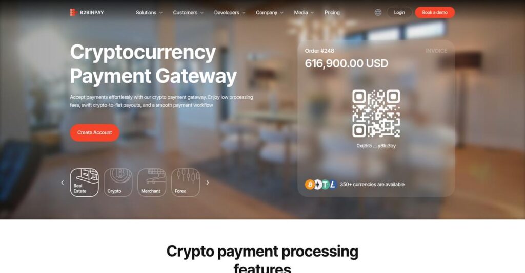 B2BinPay Homepage