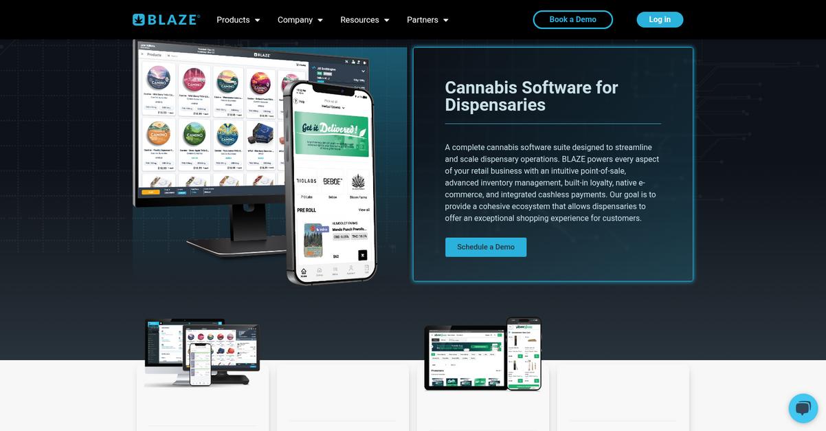Blaze Homepage