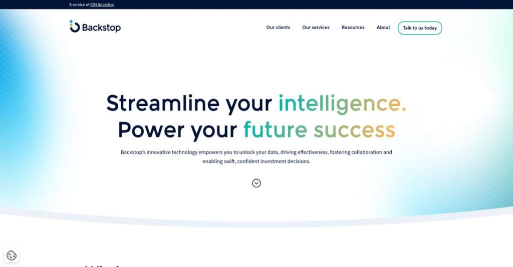 Backstop Solutions Homepage
