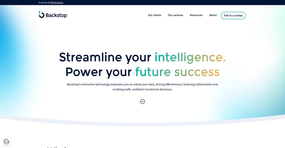 Backstop Solutions Homepage