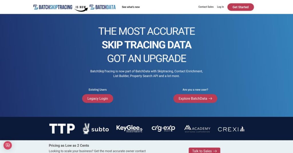 BatchSkipTracing Homepage