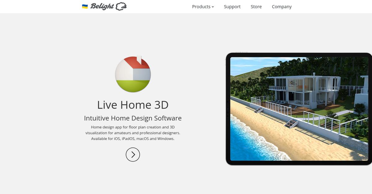 Be Light Software Homepage